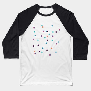 Party Confetti Pattern Baseball T-Shirt